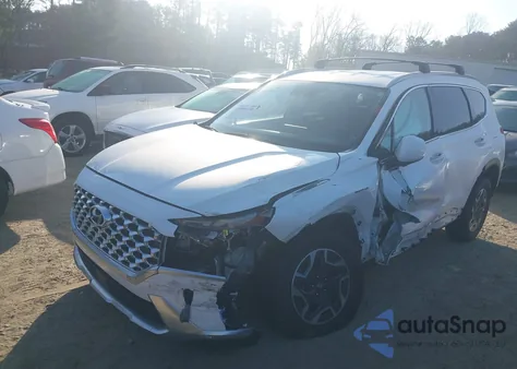 2022 Hyundai Santa Fe Hybrid Blue from USA, damaged, VIN KM8S2DA18NU049072